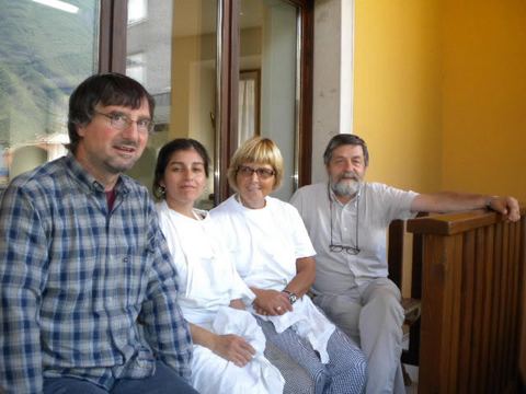 Sul terrazzo del Punto d'Incontro