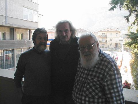 Con il poeta statunitense Jack Hirschman
