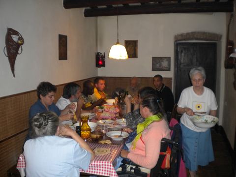 A cena in casa di Maddalena di Spello